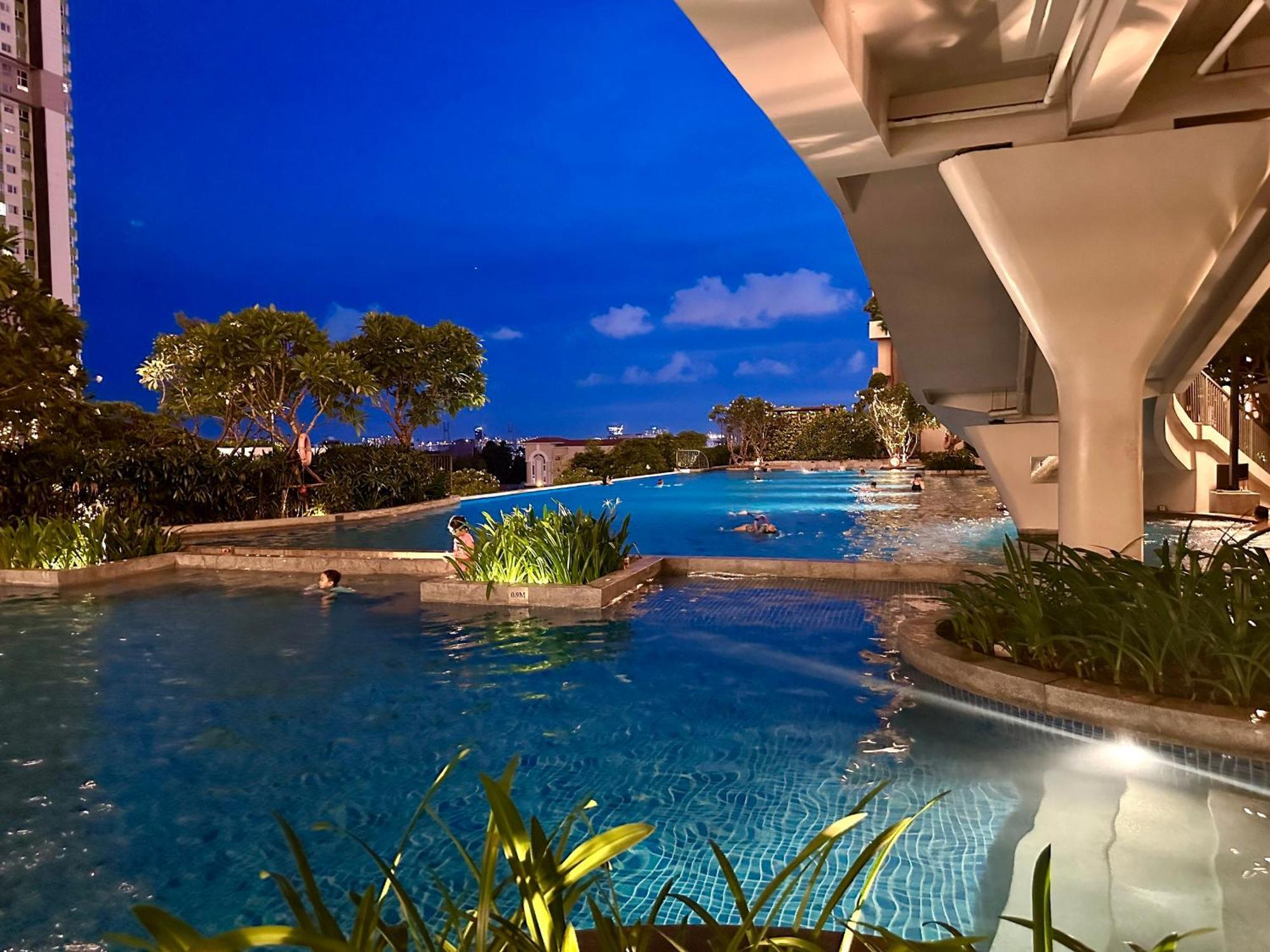 Feliz Luxurry Duplex Apartment Saigon Хошимин Экстерьер фото